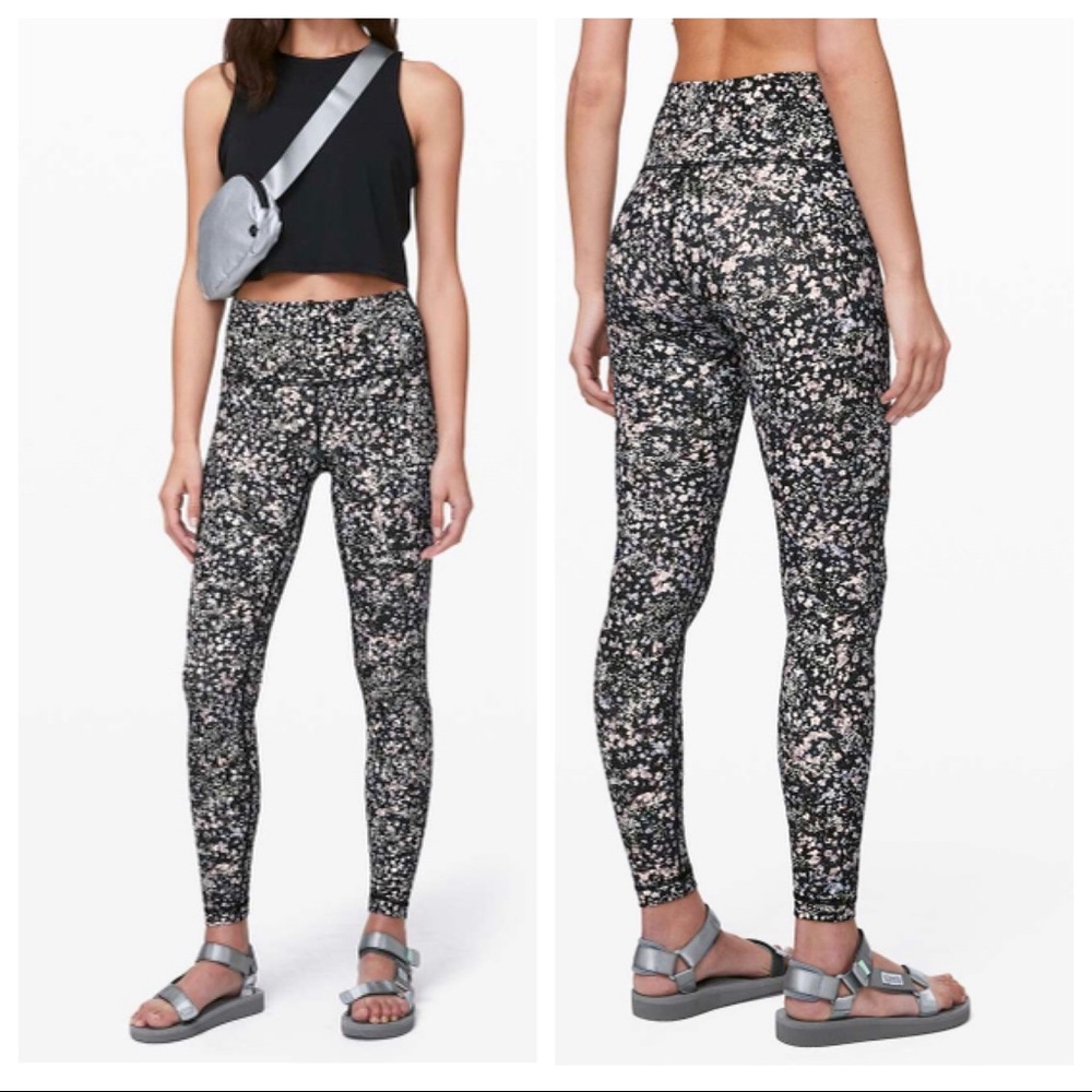 Lululemon Wunder Under High Rise Tight 28” Floral